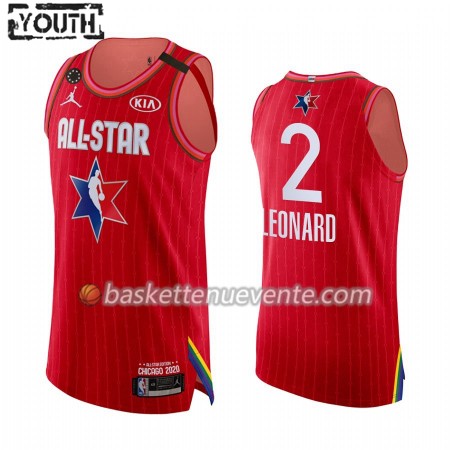 Maillot Basket Los Angeles Clippers Kawhi Leonard 2 2020 All-Star Jordan Brand Kobe Forever Rouge Swingman - Enfant